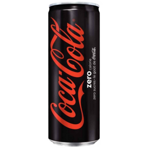 Coca Cola Zero Canettes 24x33cl