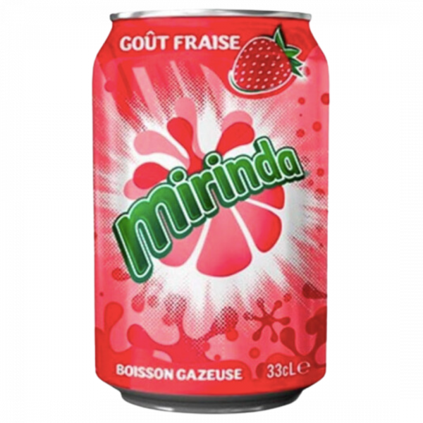 Mirinda Fraise Canettes 24x33cl