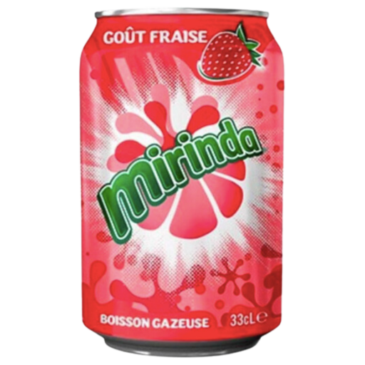 Mirinda Fraise Canettes 24x33cl
