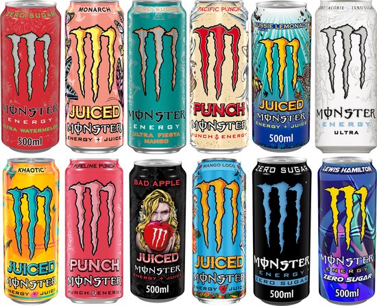 Monster multiple saveurs Canettes 24x50cl
