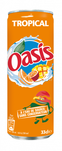 Oasis Tropical Canettes 24x33cl