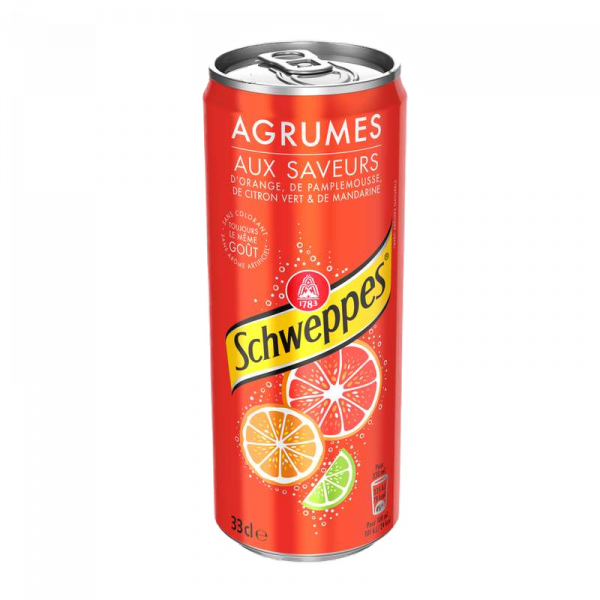 Schweppes Agrum Canettes 24x33cl