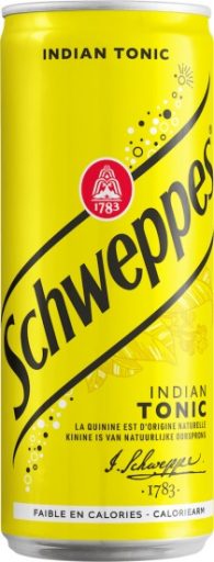 Schweppes Indian Tonic Canettes 24x33cl
